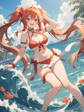 画像生成チャレンジ·波 の投稿作品