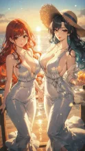 麦わらと潮風·夏の海辺で の投稿作品