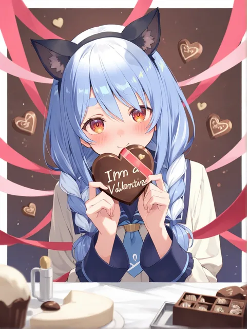 ぺこちゃんからのバレンタインチョコ。