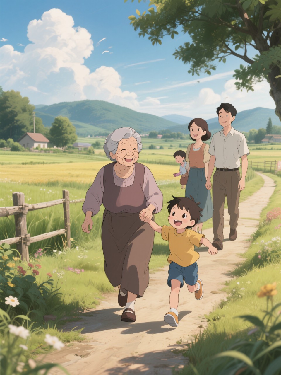 里帰り。