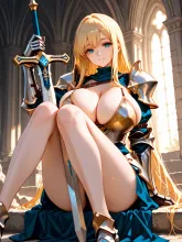 女騎士·鎧の下は薄い の投稿作品
