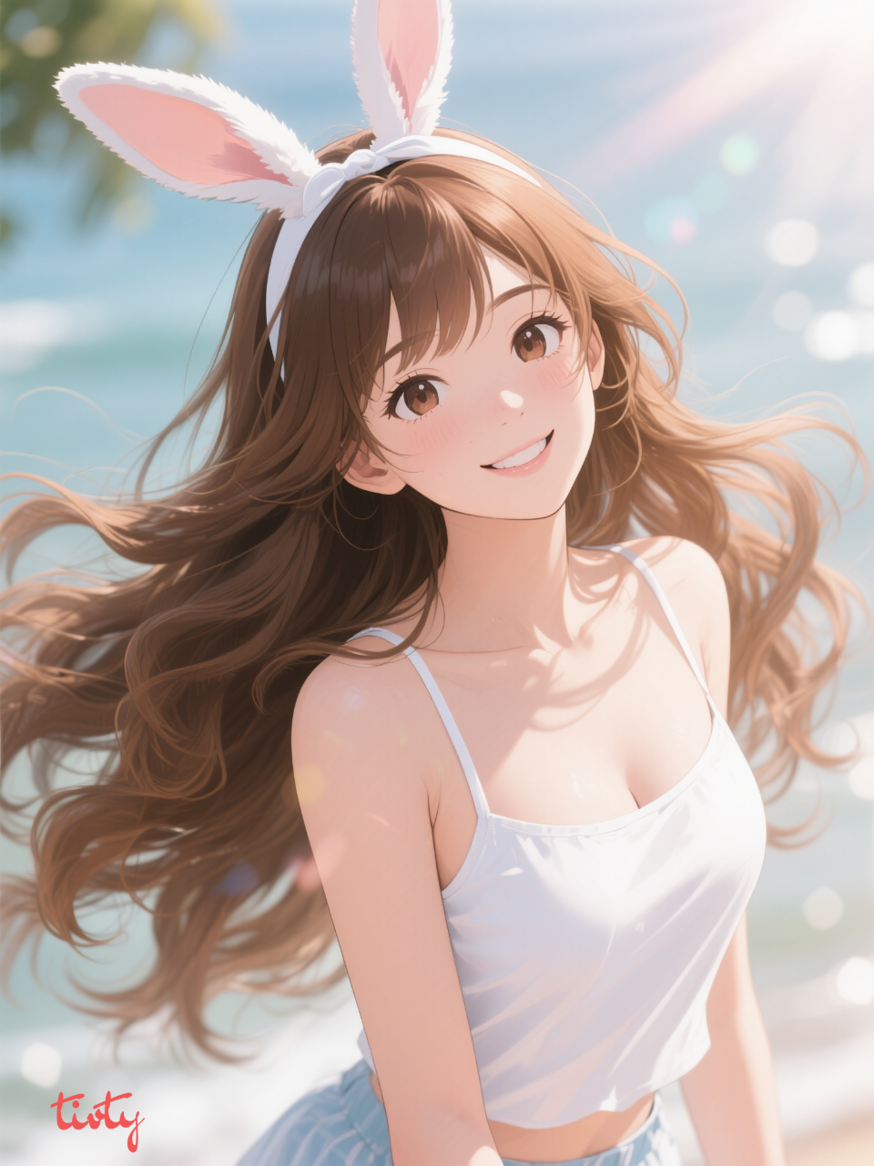 うさぎ耳のお姉さんはスキですか?(꒪ˊ꒳ˋ꒪)♪