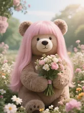 メルヘンチックなテディベア