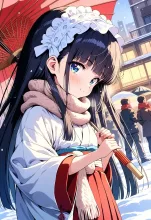 雪に、なりましたね…。