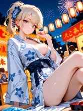 隣、座らないの？ — たまにゃんさんのAIイラスト