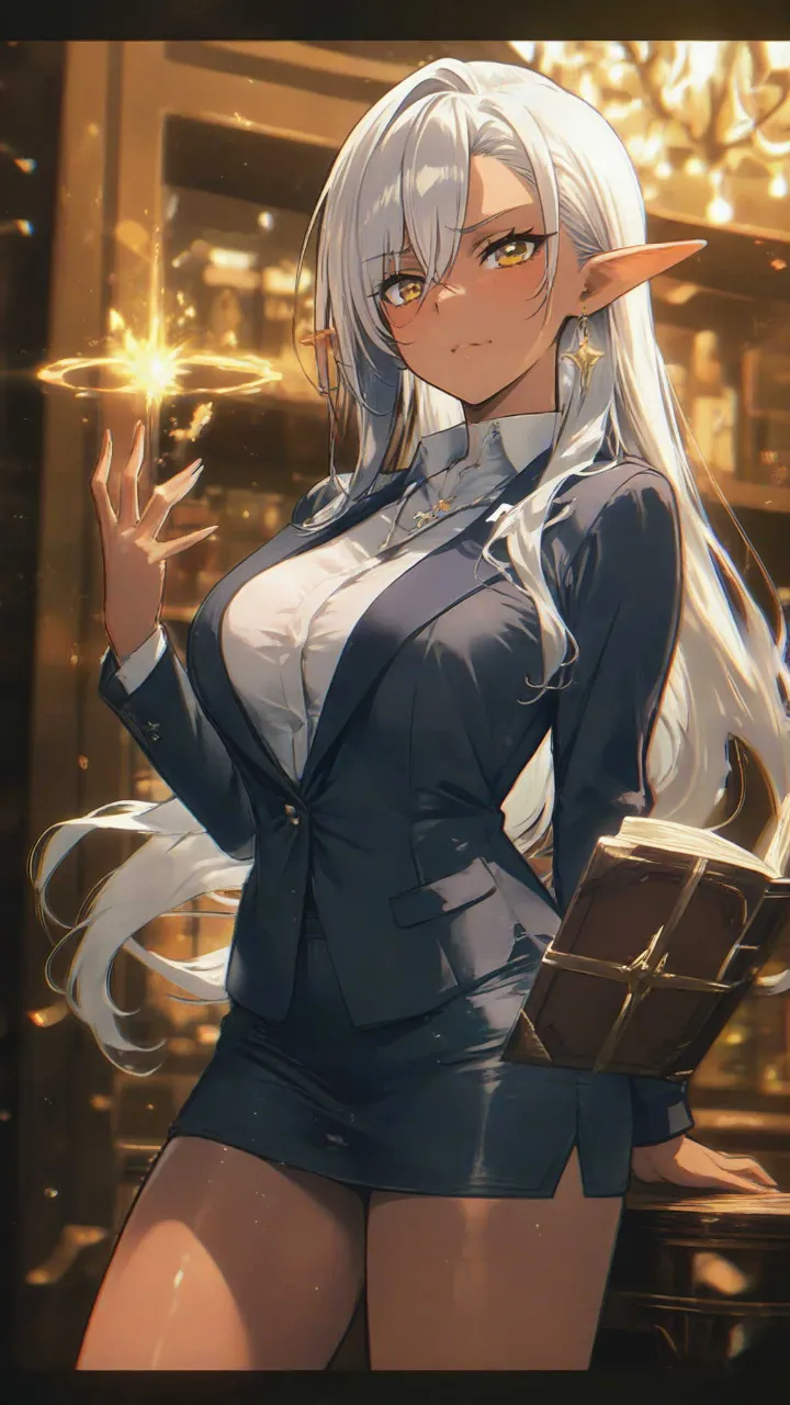 ダークエルフ — もっさんさんのAIイラスト