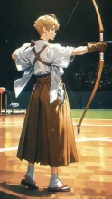 弓道部の彼女·凛と引き絞る、一瞬の美 の投稿作品