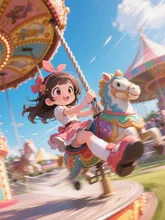 廻るメリーゴーランド