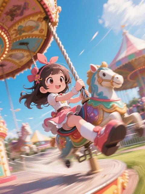 廻るメリーゴーランド