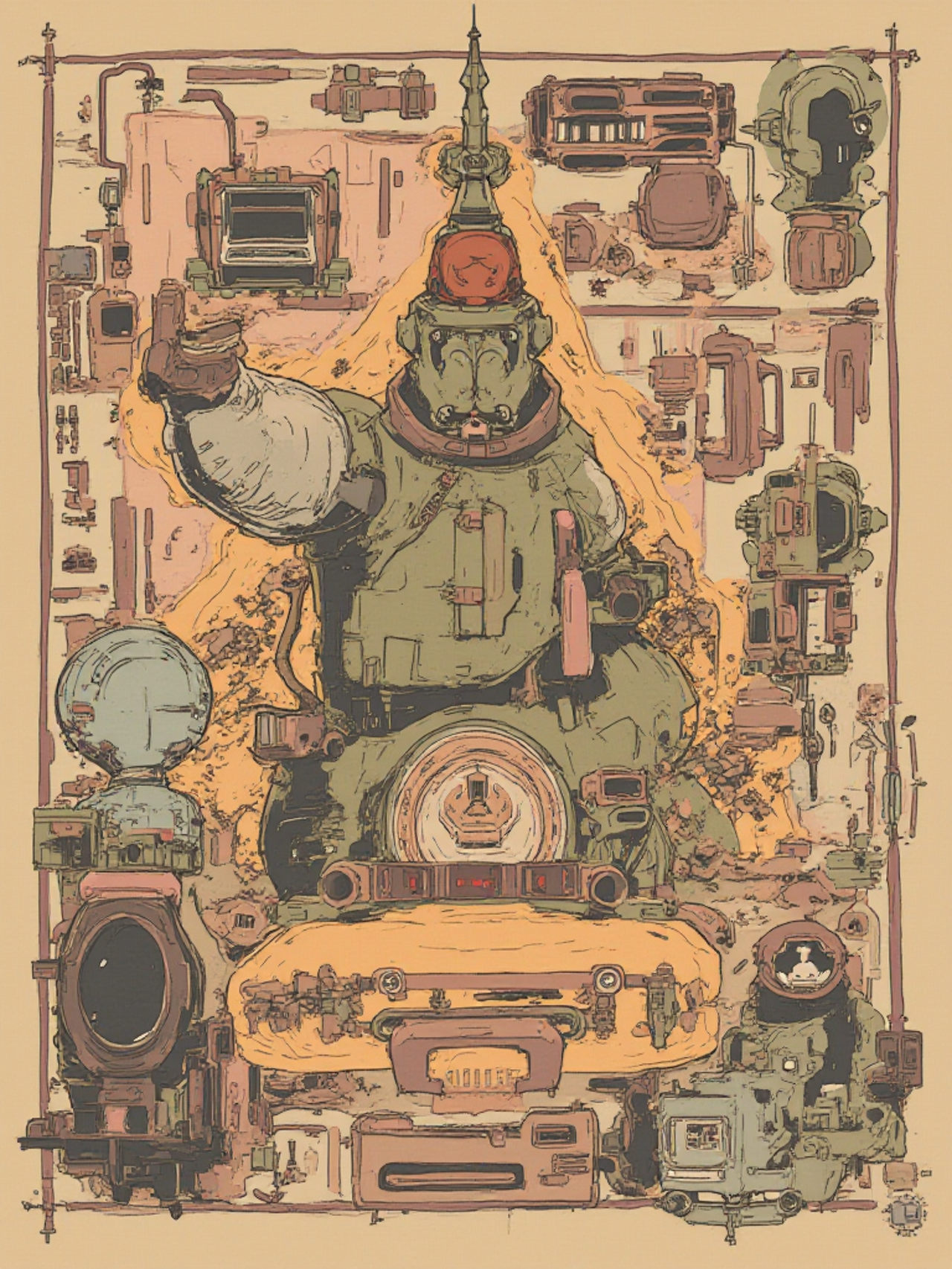 SUPPART の AI イラスト