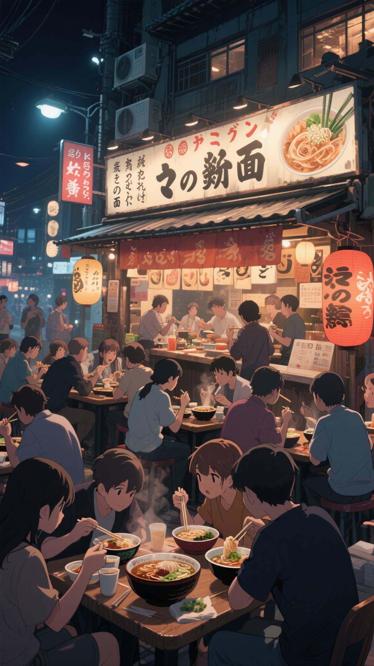 屋台のラーメン屋さん……