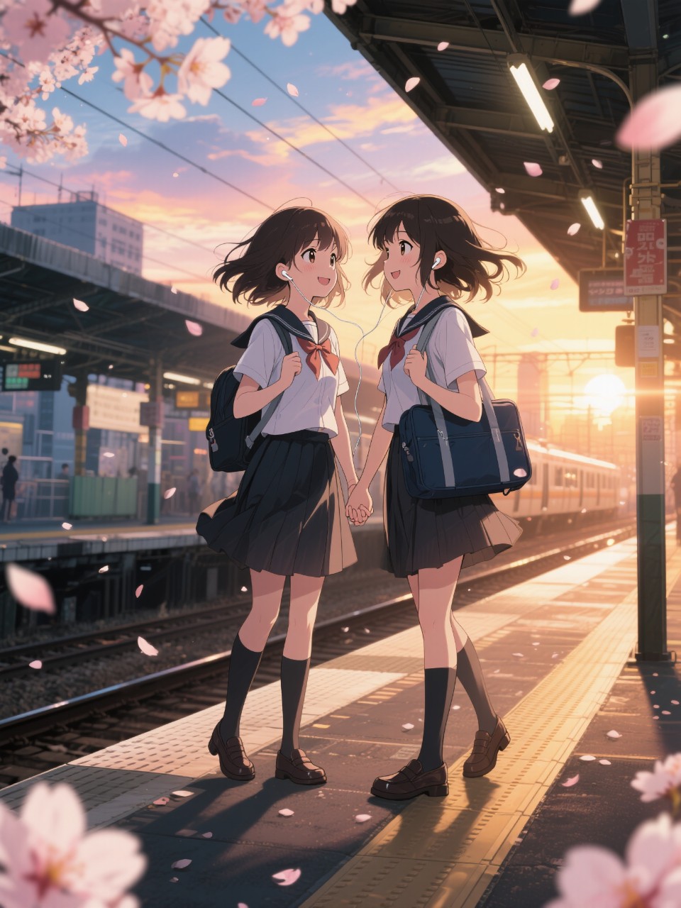 高精度アニメ - 春の帰り道 / はると