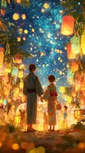 満天の星空