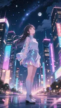 光の彼方へ、優しい微笑み