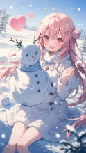 画像生成チャレンジ·雪だるま の投稿作品