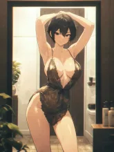 背伸び·服がずり上がる の投稿作品