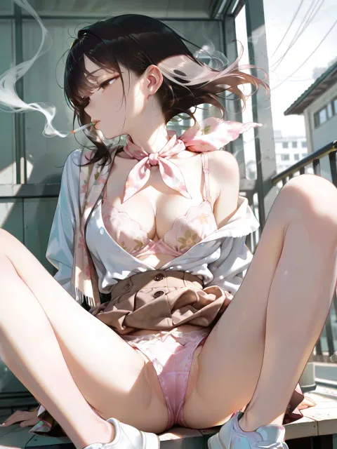 1woman、slender、small head - スカーフ