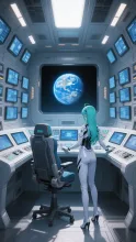 ここから見れば綺麗なのに。