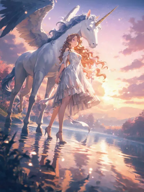 A mystical cinematic… - ユニコーン