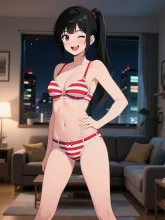 夜の下着姿