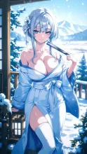 雪女 — 雪イラストのAIイラスト|SUPPART