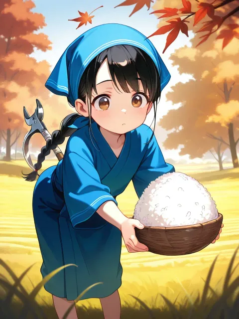 あー、稲=ご飯か……途中省いて加工してんじゃねぇ!