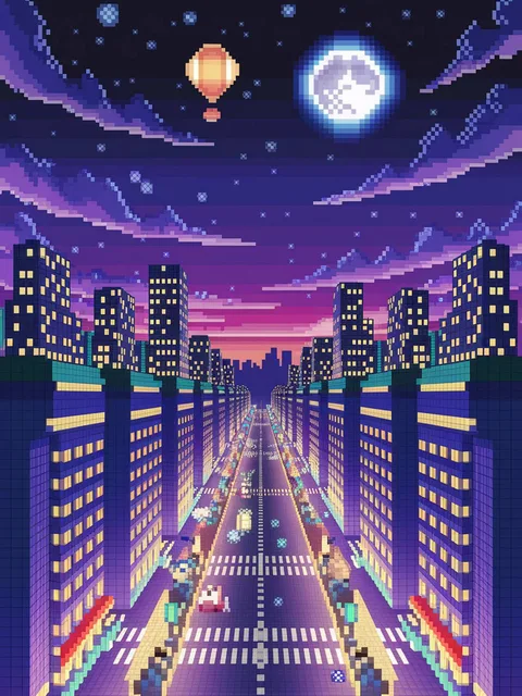 A vibrant pixel city - 第2回 SUPPART AWARD 2025