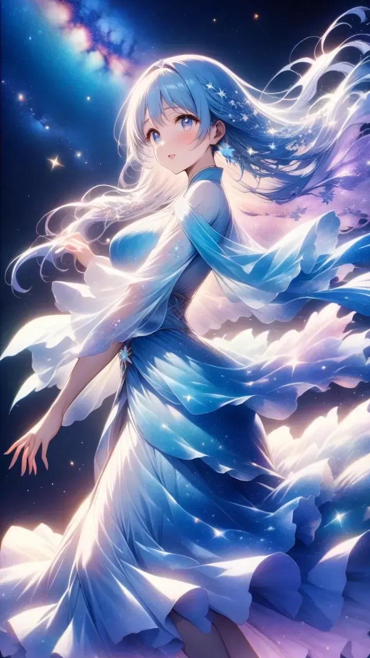 E　星降る夜の羽衣