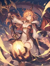 龍を操る少女。