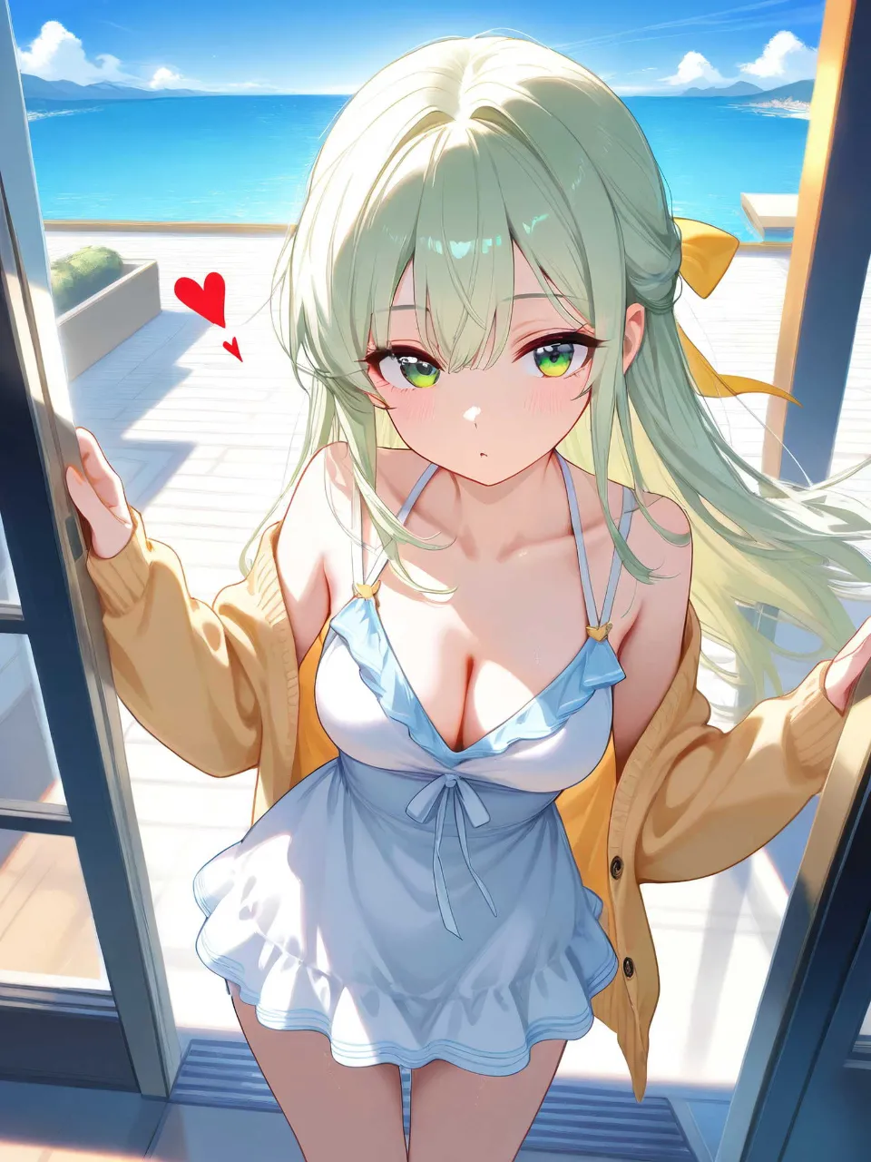 海辺のテラスにて②