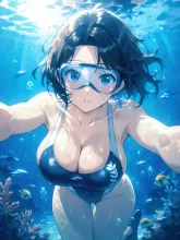 海女·潮風に輝く、海の乙女 の投稿作品
