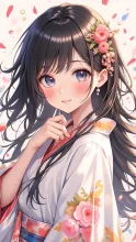 エビネの花少女👧 — NOAさんのAIイラスト