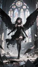 廃墟の大聖堂 — 廃墟イラストのAIイラスト｜SUPPART