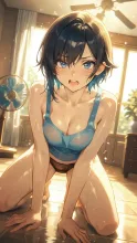 扇風機と部屋着の彼女·夏の昼下がり の受賞作品