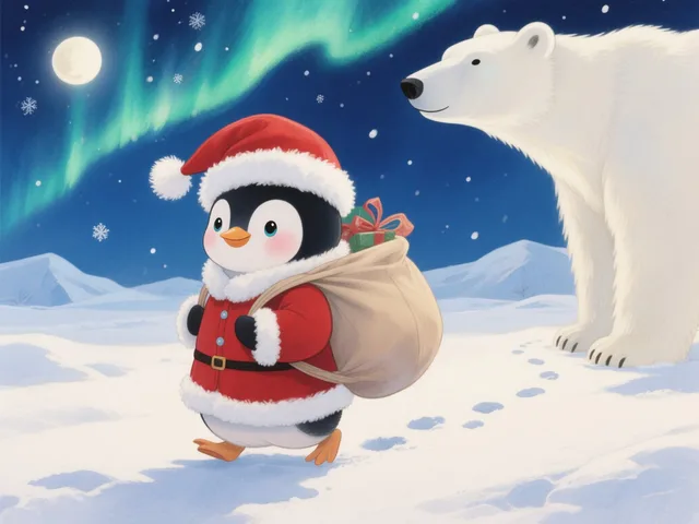これから向かいます🐧🎁