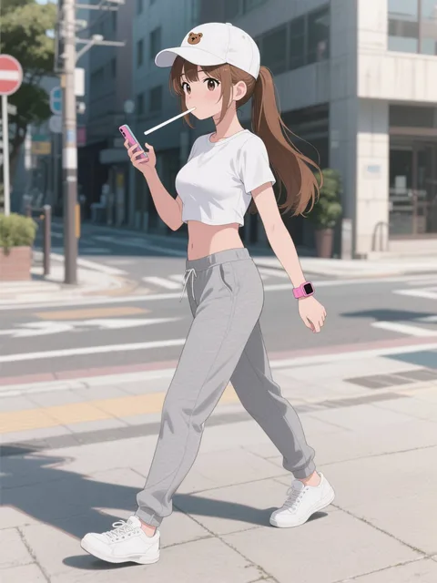 さっき、街中で見掛けた女性(˶¯ᵕ¯˶)♪