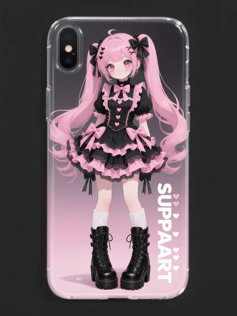 スマホケース…地雷系少女-ロリ