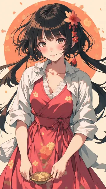 ニゲラの花少女👧