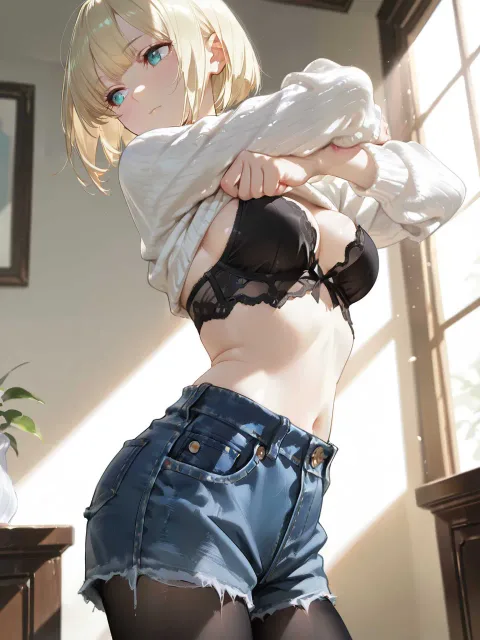 お着替え中