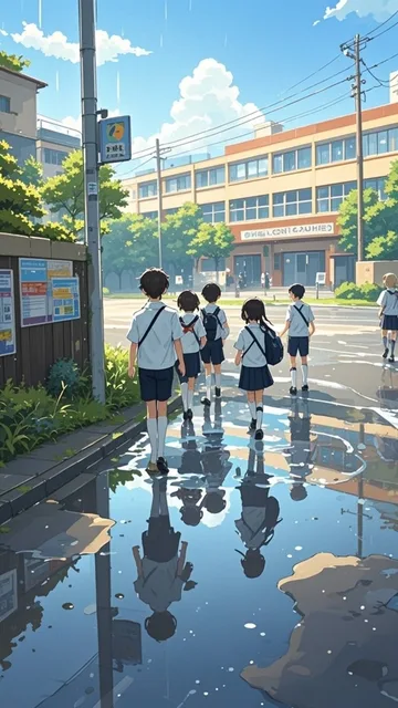雨上がり