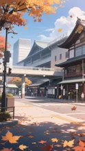 秋の京都駅
