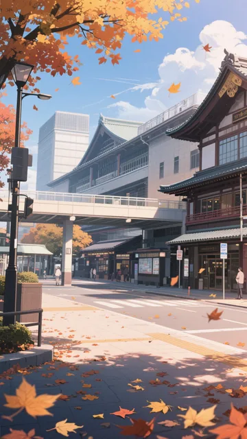 秋の京都駅