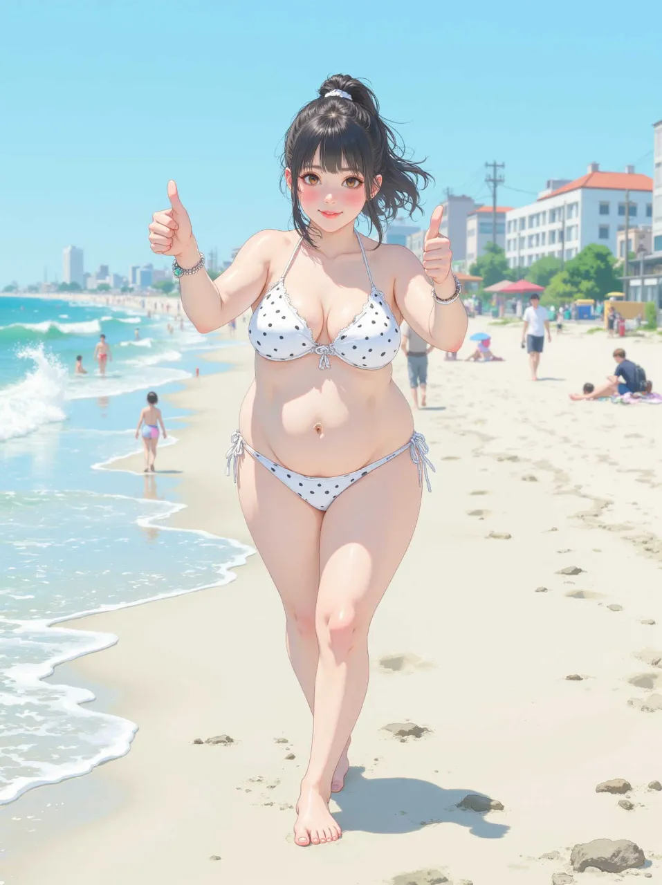 透き通るイラスト - 水着 vs 浴衣 総選挙 / 惟愛