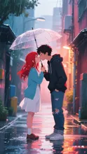 雨の路地裏
