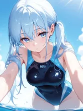 水泳娘II — しーーや。さんのAIイラスト