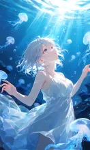 クラゲのように揺らめいて