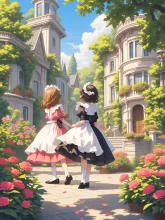探索。 — きゅうり子さんのAIイラスト