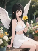 日向坂46四期生 竹内希来里の看板娘シリーズ② — HINATALOVE8787さんのAIイラスト