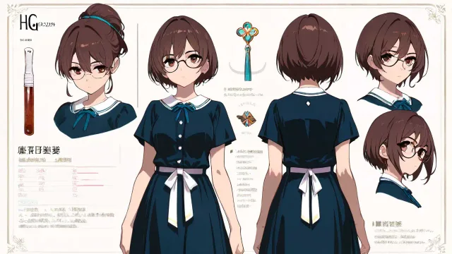 美少女キャラクターの設定資料、保健体育の資料 - 設定資料総選挙