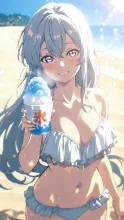 海辺のかき氷🍧